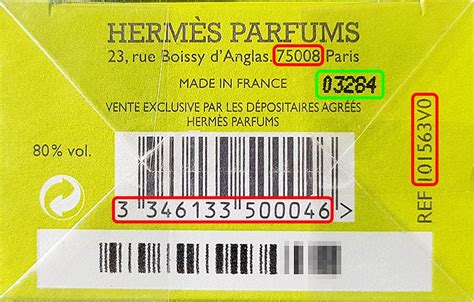 hermes batch code|Hermes perfume code check.